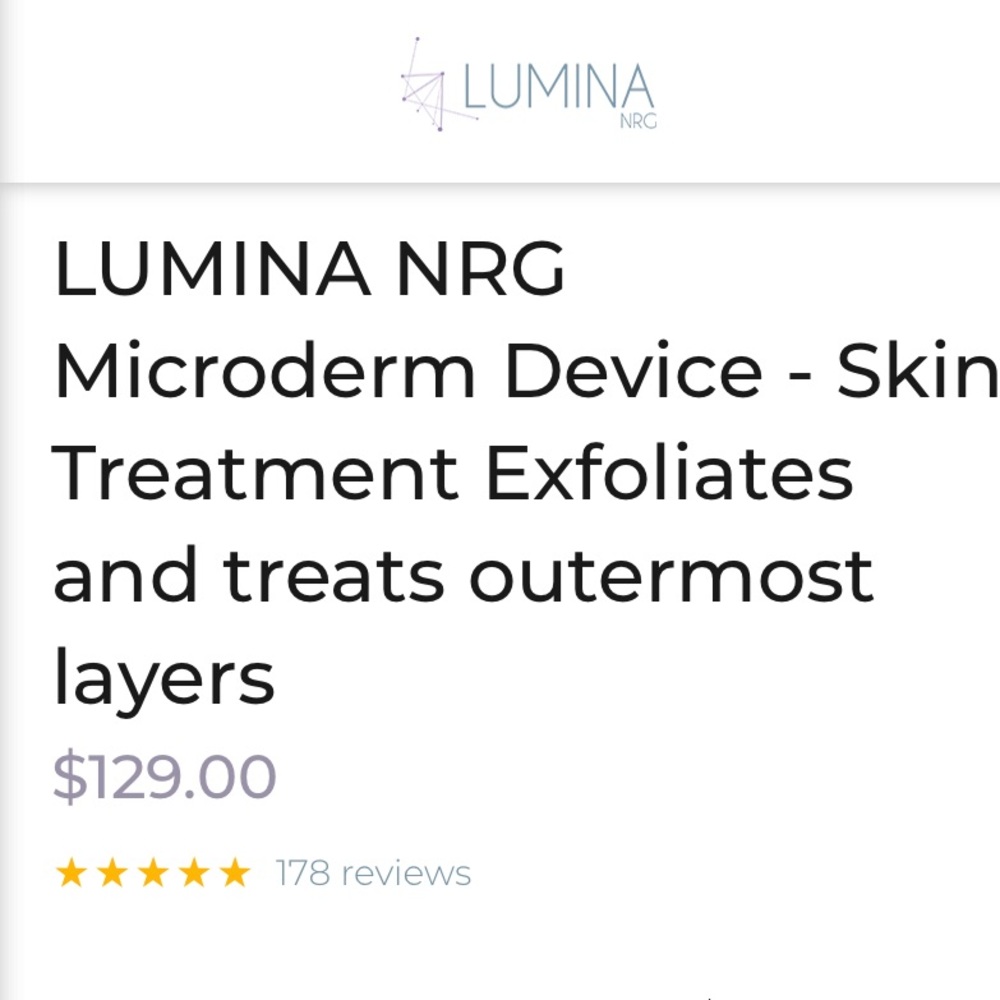 NEW Lumina NRG Microderm Facial Device - Picture 13 of 13